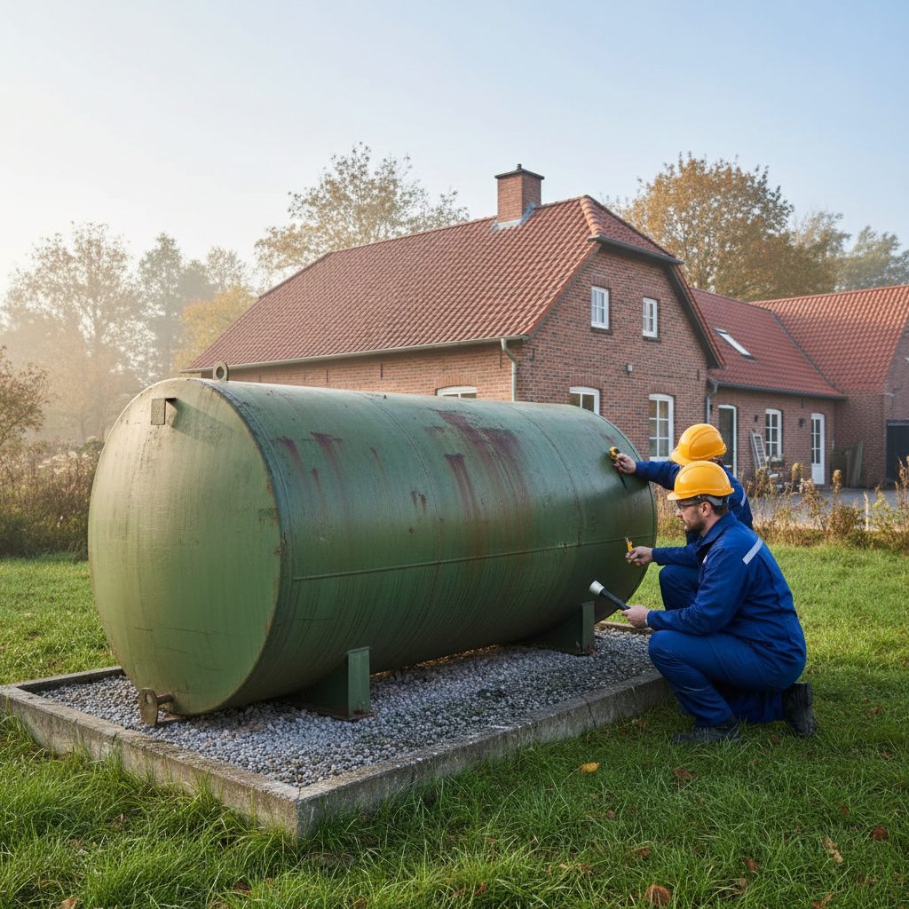 Realistische foto passend bij Hoe vaak moet je een mazouttank laten keuren voor website SEO-tekst; h